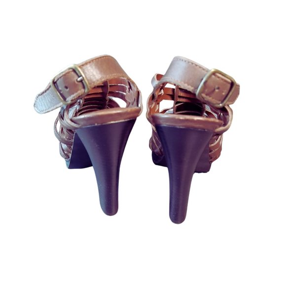 Siberian Brazilian Boho Sandals | Real Leather | Brown I size 7 - Picture 2 of 5